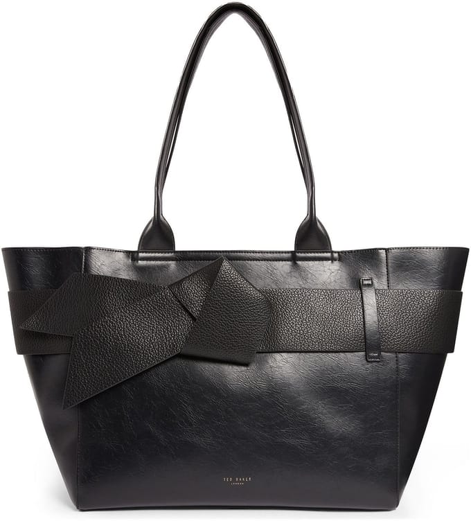 Ted Baker shopper schoudertas Jimma Pu Tote Bag Jet - Black zwart
