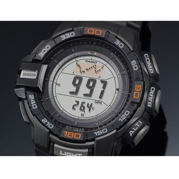 Casio Pro Trek PRG-270-1ER Herenhorloge 52,4 mm  - Zwart