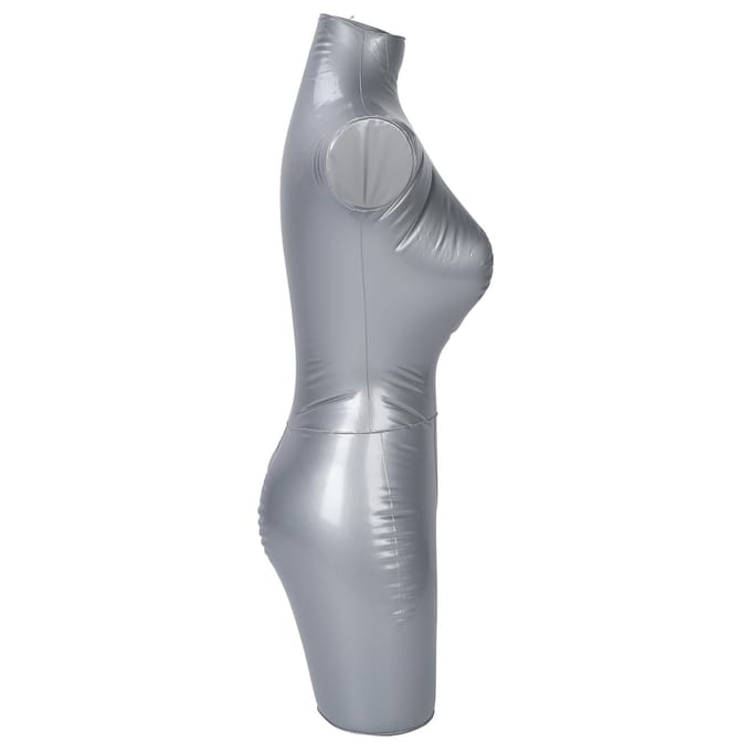 Opblaasbaar mannequinmodel voor bovenlichaamkleding, etalagerek voor kledingdisplay gray
