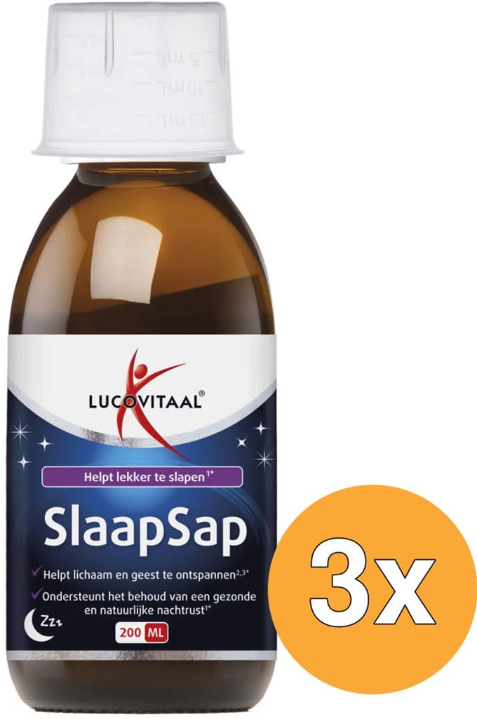 3x Lucovitaal Slaapsap (200 ml)