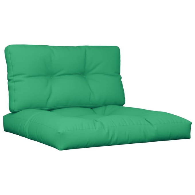 vidaXL - Palletkussens - 2 - st - stof - groen