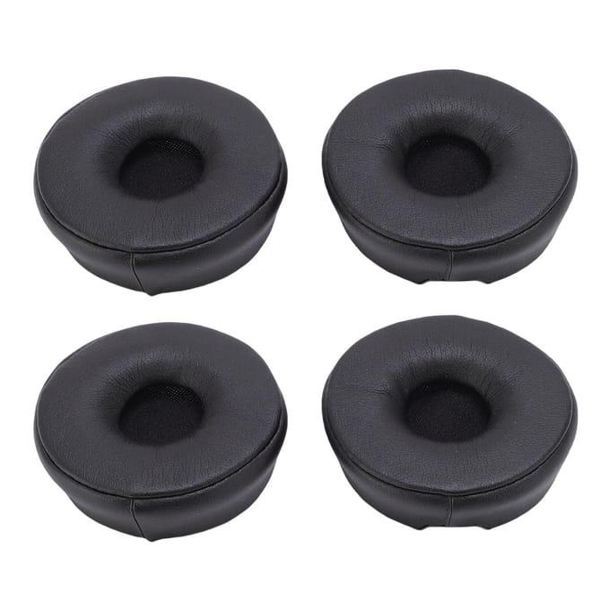 2 Paar Vervangende Oorkussens Geschikt voor Jabra Engage 55 65 75 Headset Eiwitleer Memory Foam gray