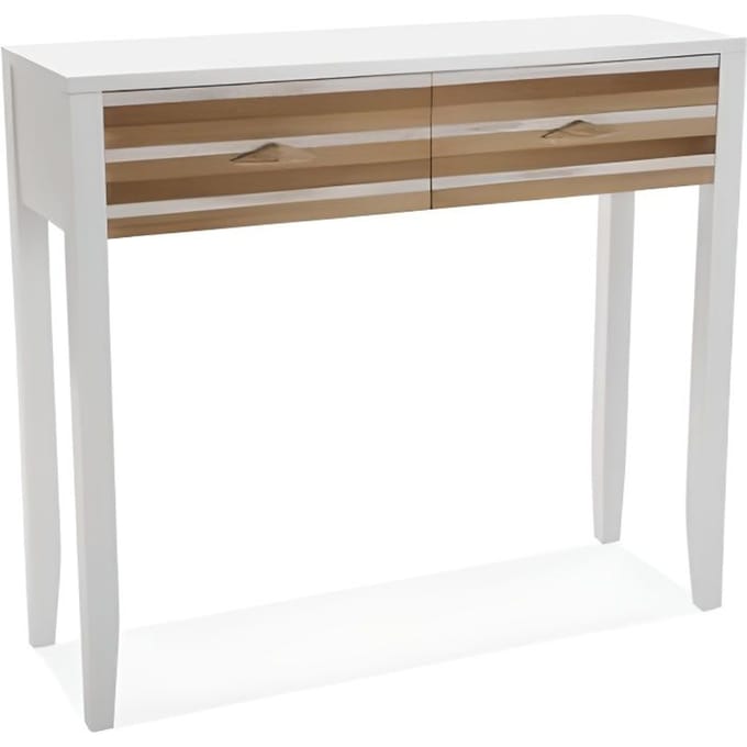 Licht Hout en Wit ZEN Entree Console - VERSA - Entrêmeubel - Scandinavisch - Modern wit