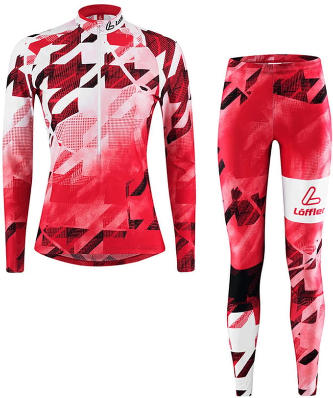 Trainingsset met top en legging voor dames Löffler Worldcup 25