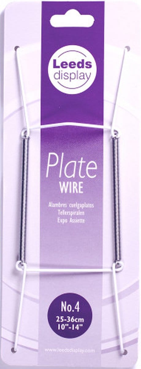Bordenhanger Nr 4 - wit - 25 - 36cm