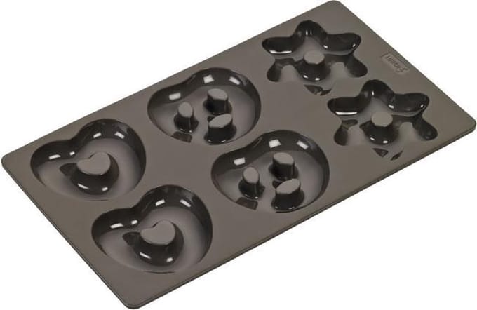 Lurch - Flexiform - Bakvorm voor 6 peperkoeken - Silicone - 17x30cm