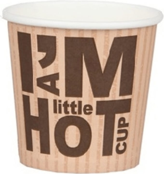 Beker | Karton | I'm a Little Hot Cup | 100ml | 50 stuks