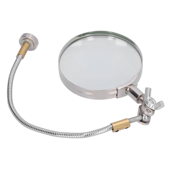 Helping Hand Vergrootglas Flexibele Hals Desktop Vergrootglas voor Solderen Lezen Hobby's Knutselen