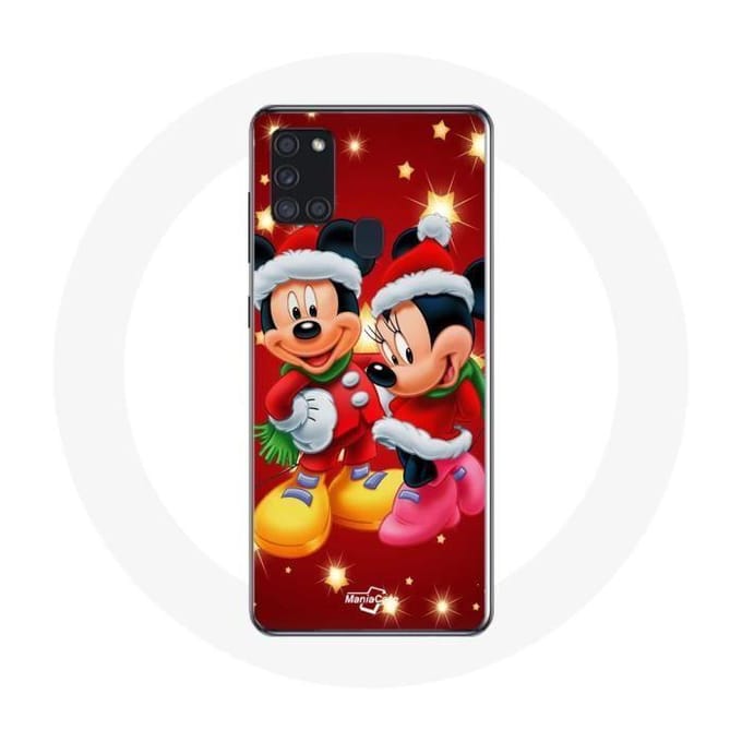 Coque - Maniacase - Samsung Galaxy A21s - Mickey Mouse - Souple - Protection et décoration noir