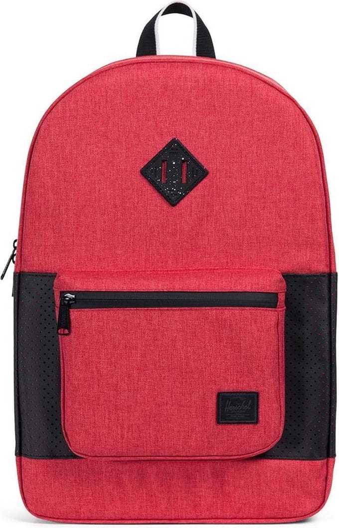 Herschel Ruskin Rugzak Aspect Barbados Cherry Crosshatch/Black