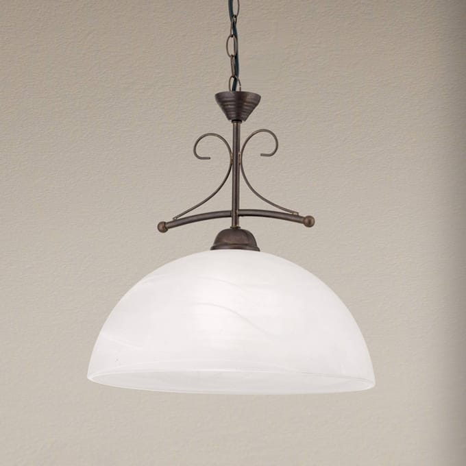 ORION Hanglamp Marco met albastglas, 1-lamp
