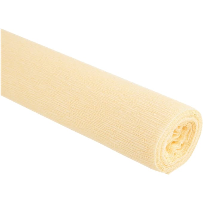 Bloemist crêpepapier, kleurecht - Champagne