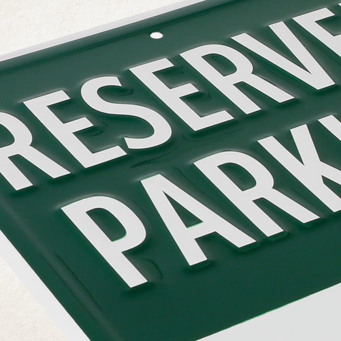 Green Egg Parkeerbord 'EGGheads only' Big | Groen