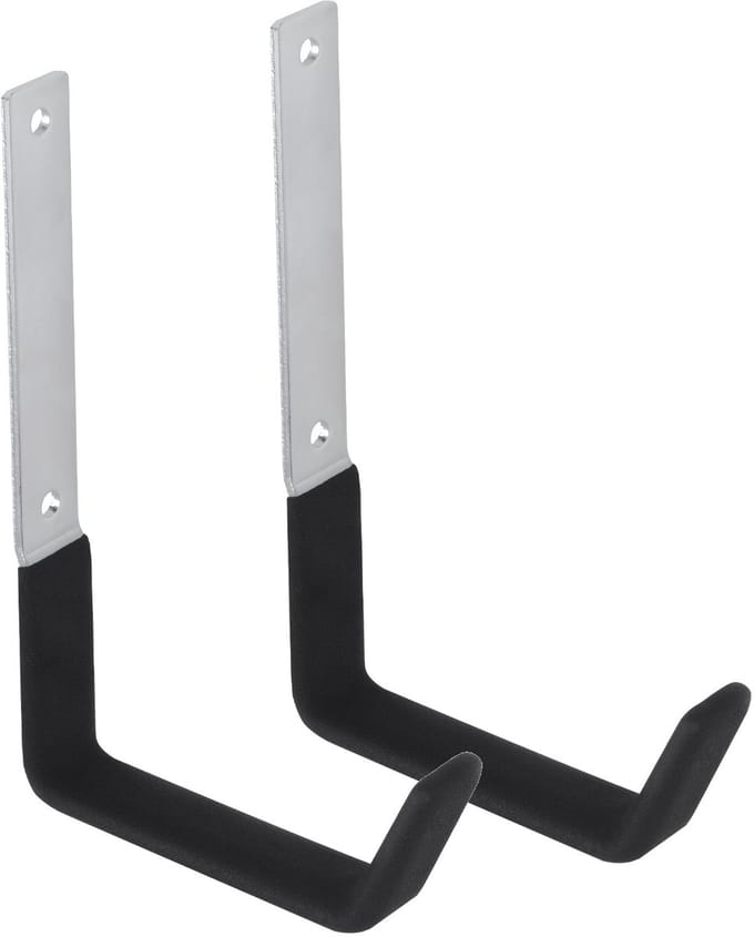 Maclean - Set van 2 stuks Muurbevestiging Ophanghaak - staal, max. belasting 10kg, MC-480