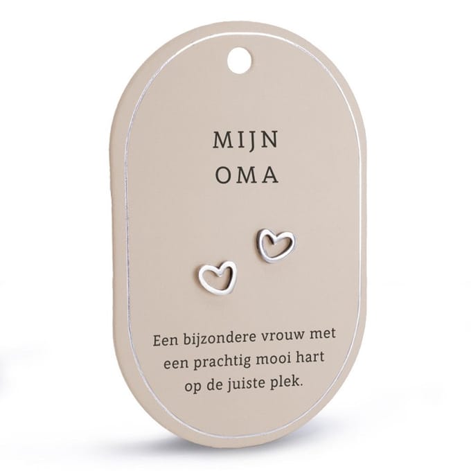 Oorbellen - Zilver - Oma