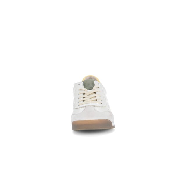 Gabor Sneakers wit/ groen Leer