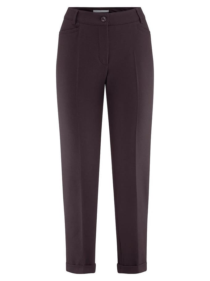 Enkellange Slim Fit-broek Van Raffaello Rossi rood