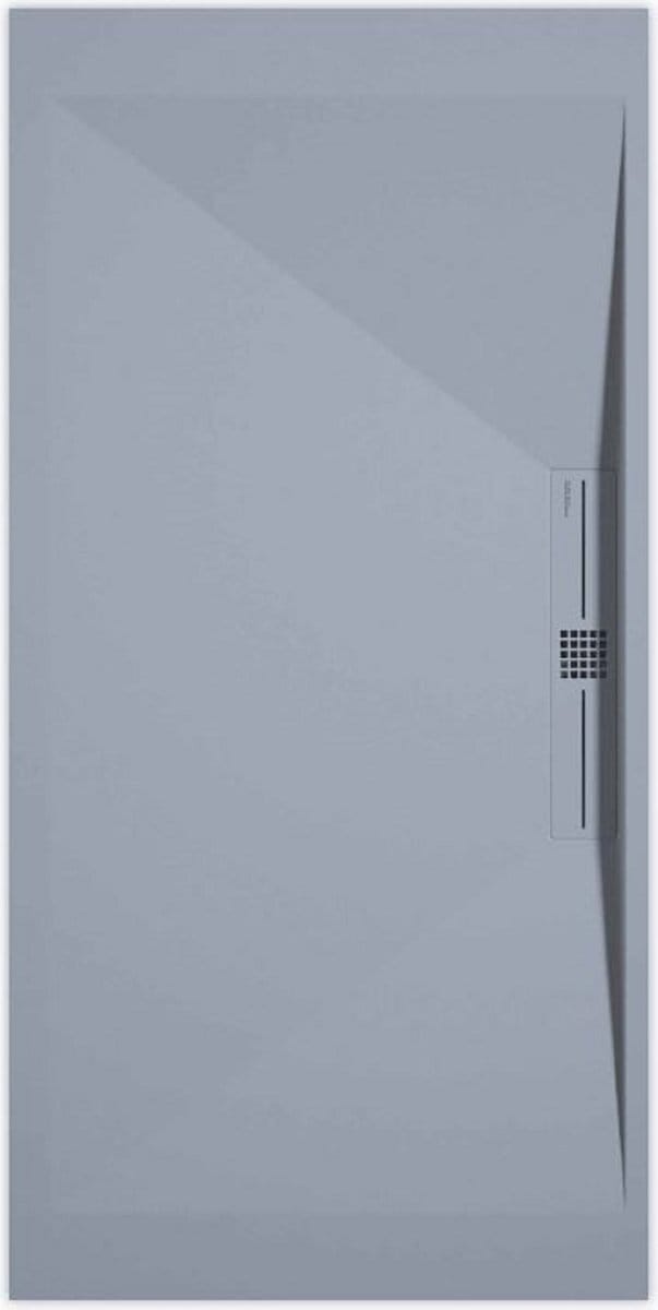 Sanifun douchebak Stone Side Gray Smooth 1600 x 800 P