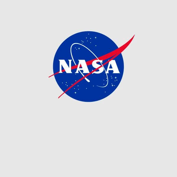 NASA Logo Insignia Dames T-shirt - Grijs - M
