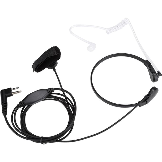 Keelmicrofoon Oortje Microfoon Headset voor 2-weg Radio GP300 Walkie Talkie Accessoire