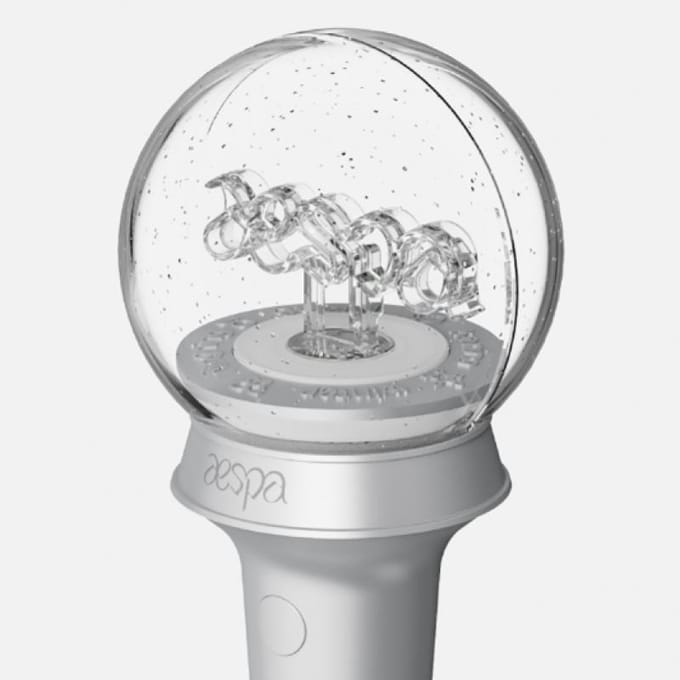 Porte-clés Mini Bâton Lumineux Officiel Aespa white