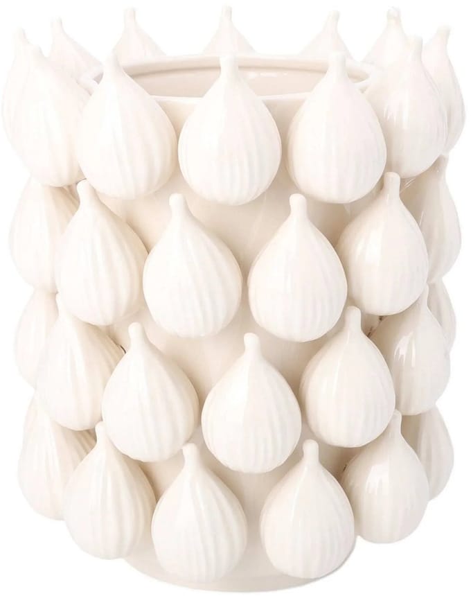 House of Nature Vaas Sabanilla vijg wit 27cm