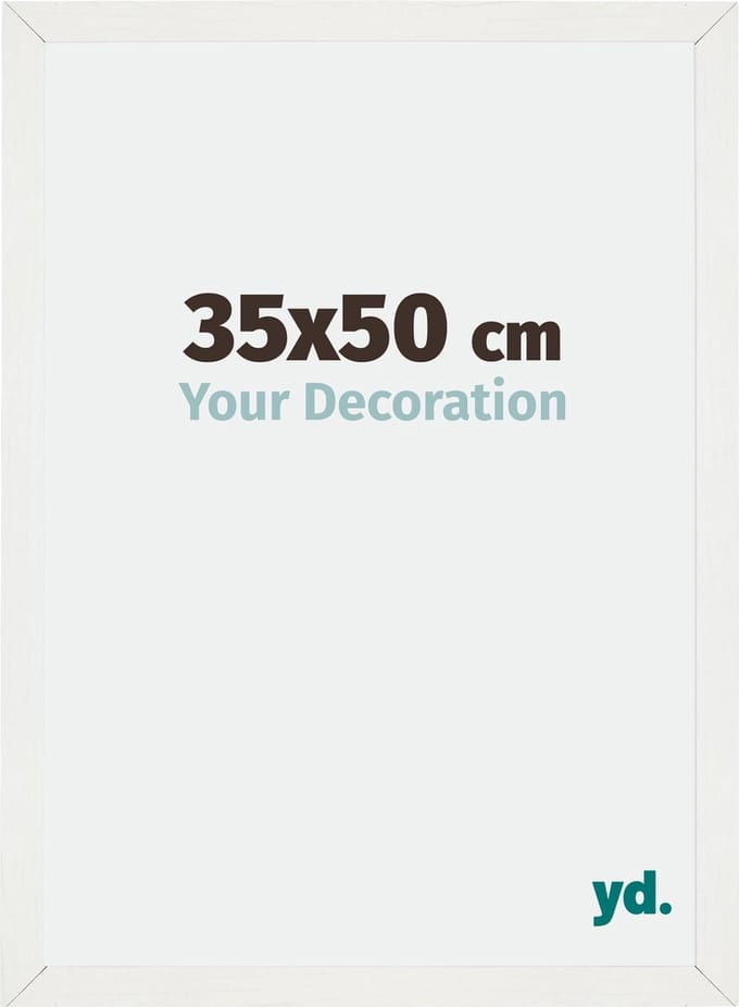 Your Decoration - Fotolijst 35x50 cm - MDF - Wit Geveegd - Mura