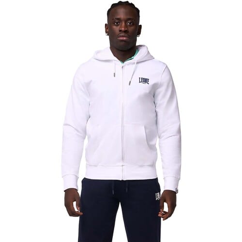Capuchon sweaters Leone 1947 Man Hoody Full Zip Small Logo