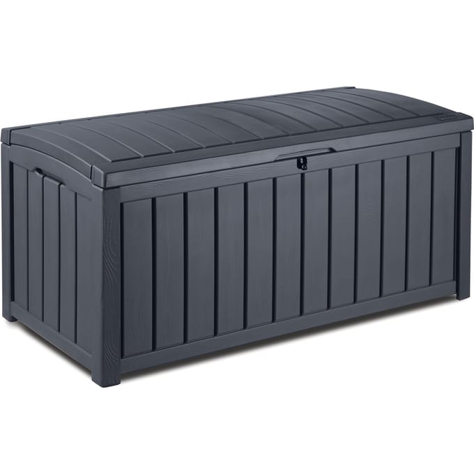 Kussenbox opbergbox antraciet 128x65x61cm