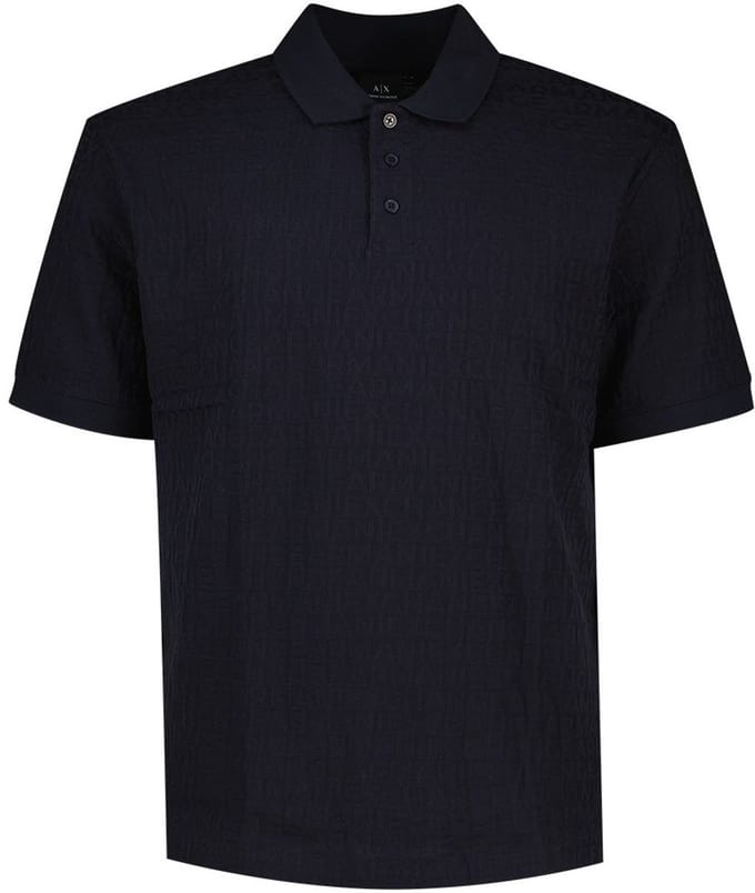 Armani Exchange 6dzfhl-zj2zz Korte Mouw Poloshirt Blauw M Man