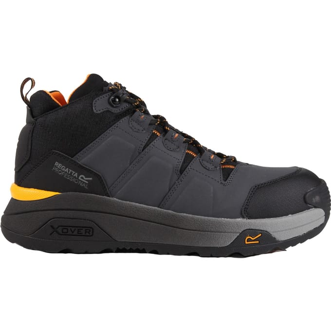Regatta Heren Hyperfort wandelschoenen (Zwart/Gunmetaalgrijs)