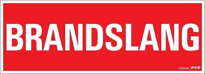 Pickup bord 33x12 cm - Brandslang
