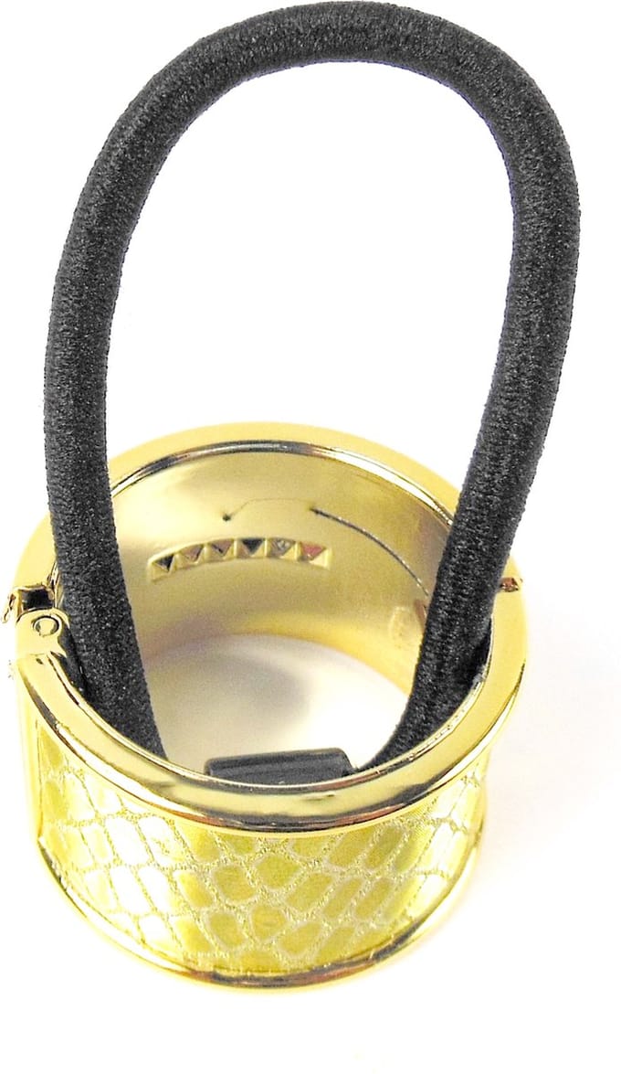 Staartklem goud schubben patroon
