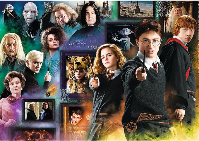 Trefl Puzzle - Harry Potter - Wizarding World (1000 pieces) 2D Puzzels