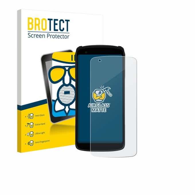 BROTECT - Screenprotector voor Zebra TC22R - Folie Beschermfolie Beschermglas matte
