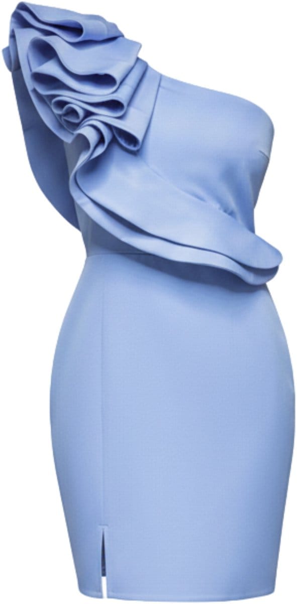 LARICA Jurk - Rits - Jurk Blauw XL