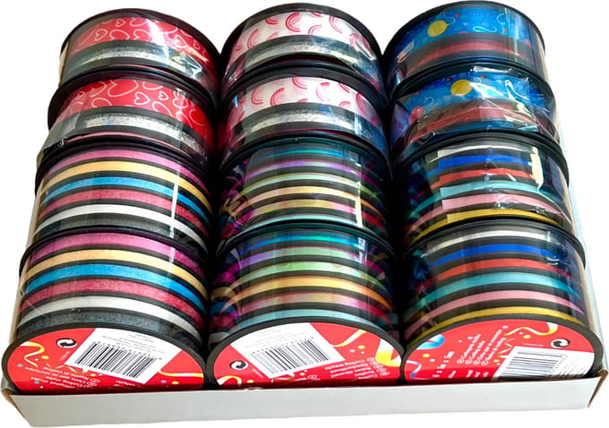 Assortiment Decoratie & Krullint - 12 Multi Rollen