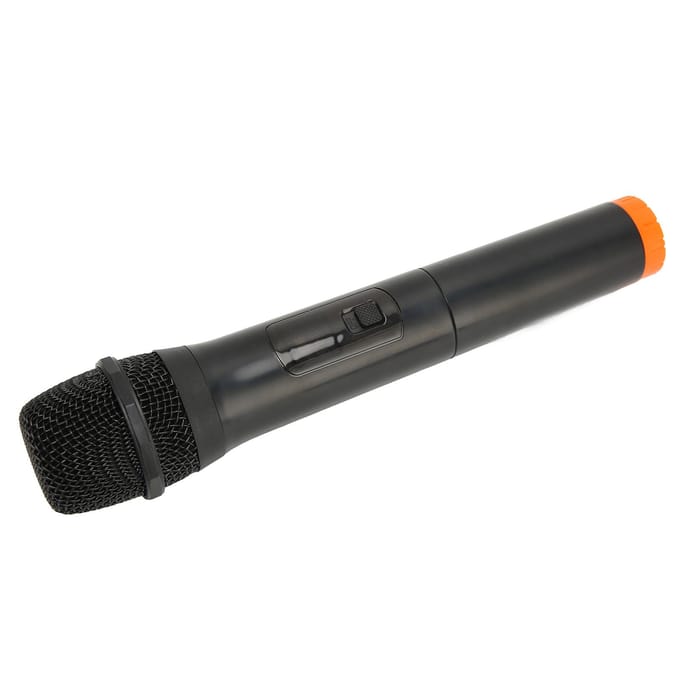 Microphone sans fil UHF Portée 131 pieds Réduction du bruit Microphone dynamique à main avec récepteur USB pour