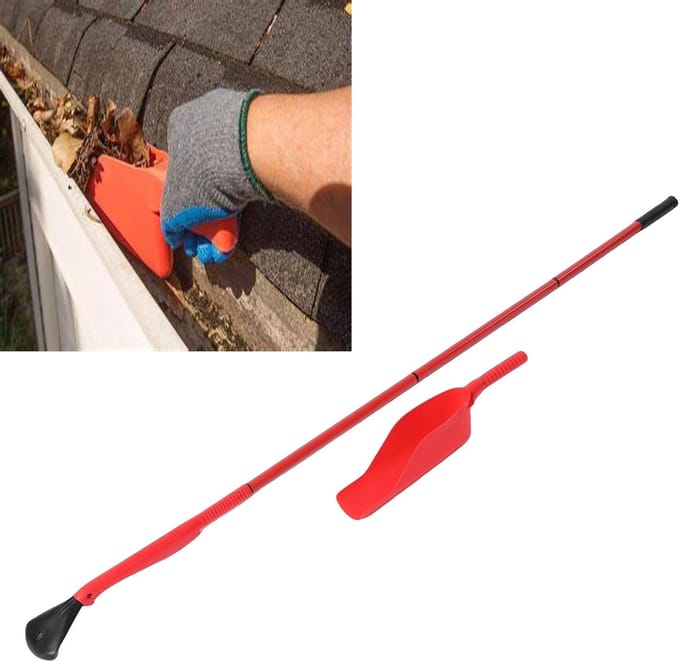 Dakgoot Reiniger - Gereedschap Set - Efficiënt Vuil Verwijderen - Verstelbare Lengte - 162 cm Lengte - Blauw