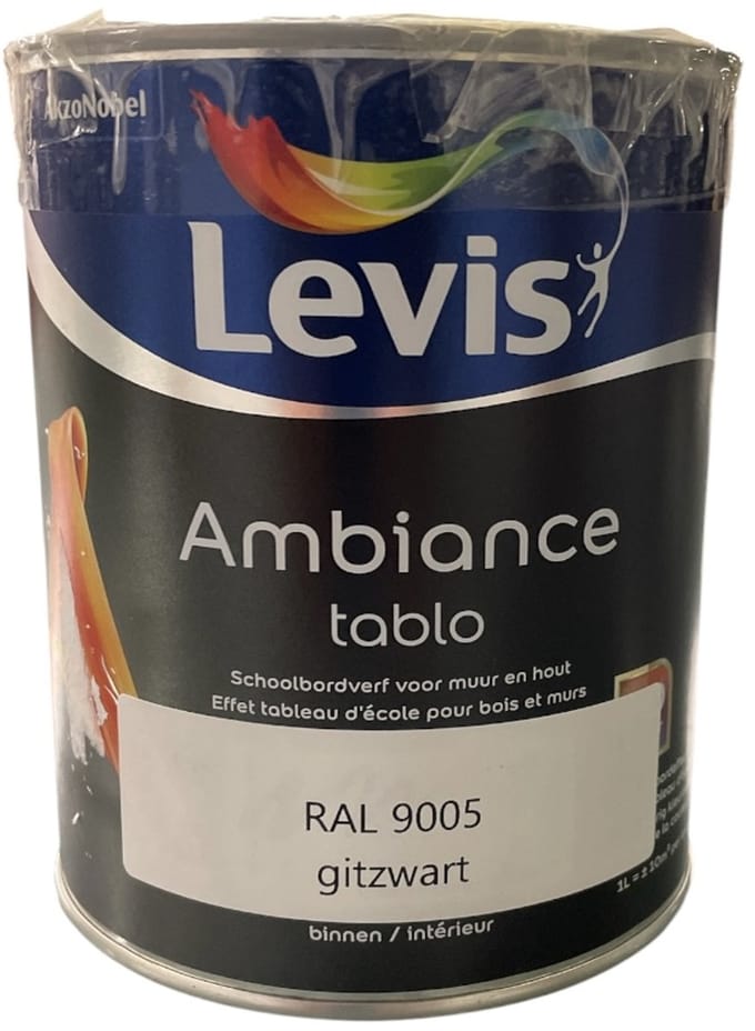 Levis - Ambiance Tablo - Blackboard Black - 1 L
