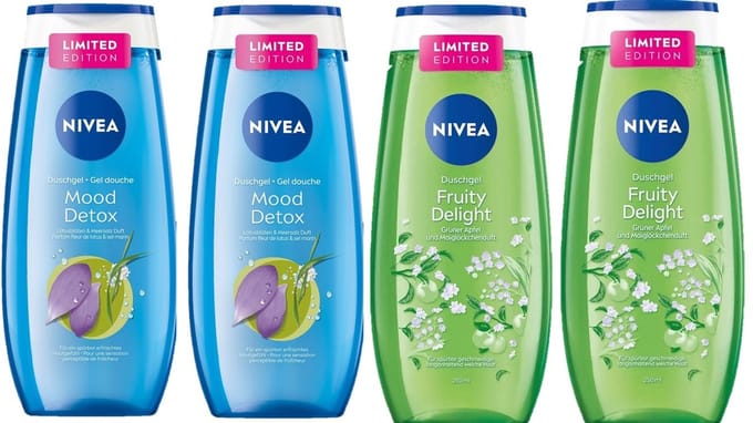 Nivea Douchegel - MIX - Mood Detox & Fruity Delight