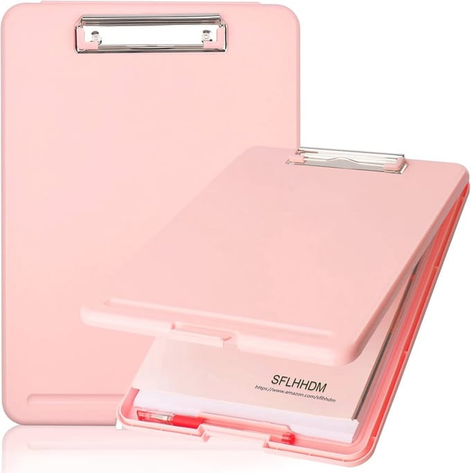 A4 Clipboard met Opslag, Waterdichte Clipfolder voor Documenten en Tekening