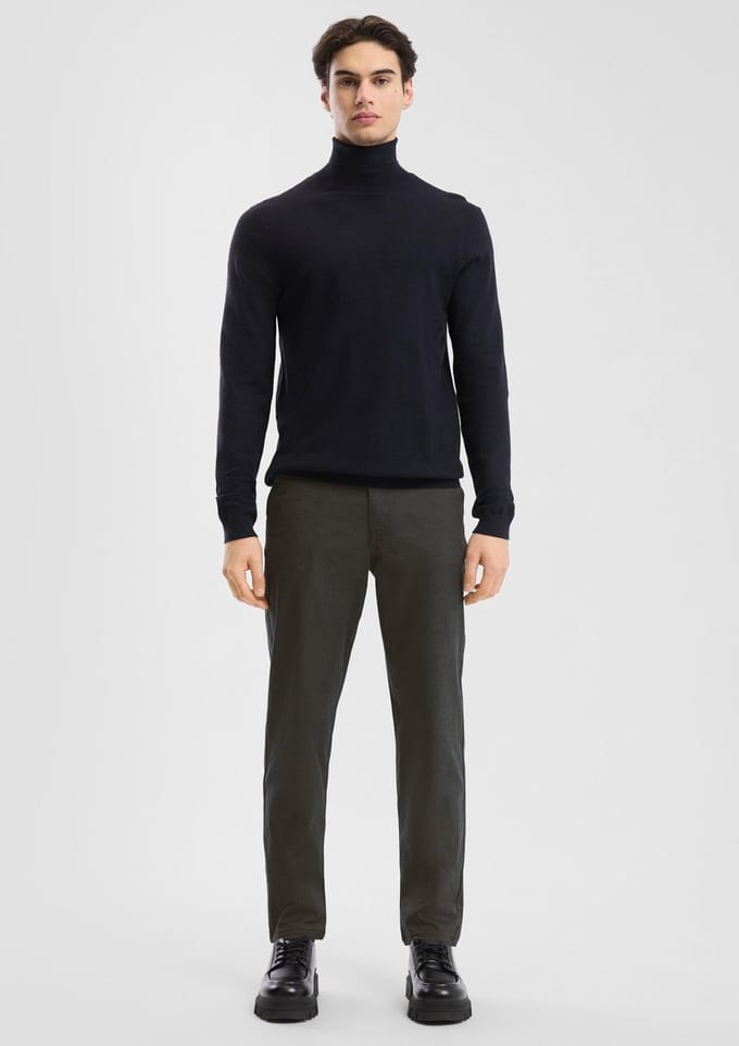 Q/S designed by - Heren broek - Maat 38/34 - Mannen - Bruin - katoen