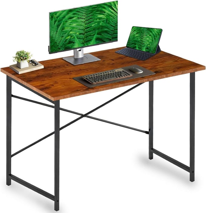 Compact bureau met houder en opbergtas voor thuiskantoor