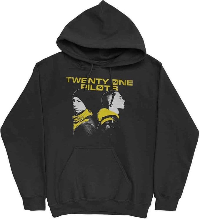Twenty One Pilots - Back To Back Hoodie/trui - L - Zwart