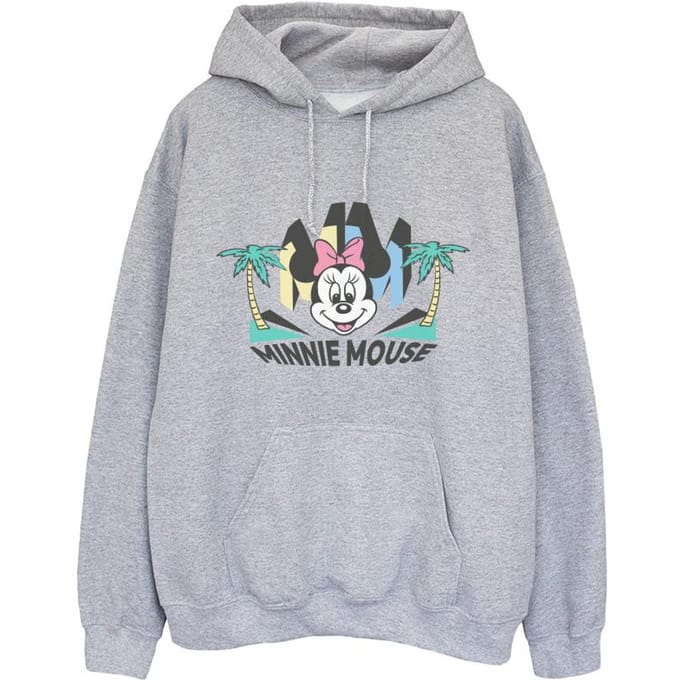 Disney Dames/Dames Minnie MM Palm Hoodie (Sportgrijs)