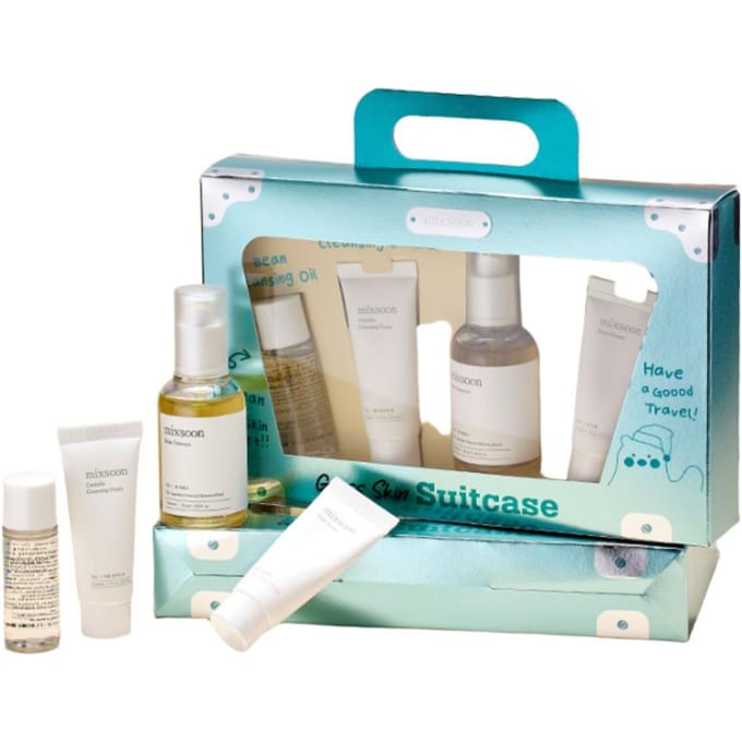 Valise Glass Skin Suit Case Mixsoon - Kit de Voyage et d'Essai gray