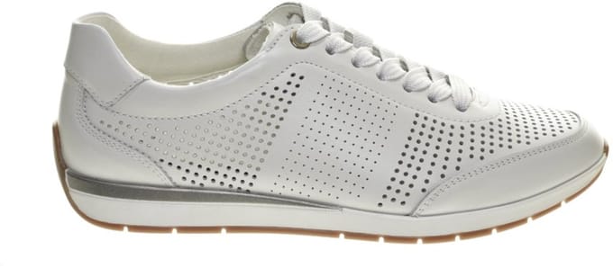 Ara Portofino Witte Sneakers Zomers Gaatjes maat 42