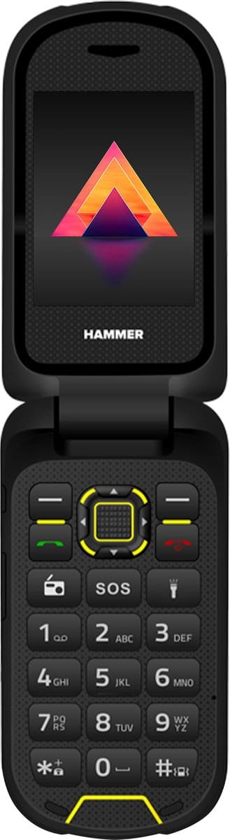Hammer BOW LTE IP68 4G robuuste klaptelefoon 1200mAh