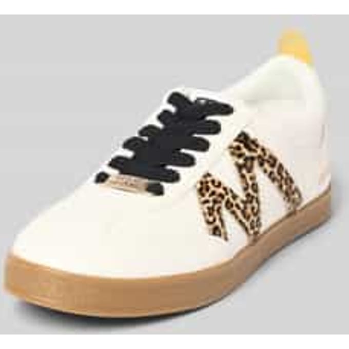 Leren sneakers met labelapplicatie, model 'DEGREE'